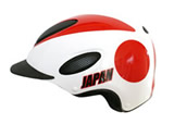 エアブラシカスタムペイントARAIGPヘルメットデザイン フレアパターン