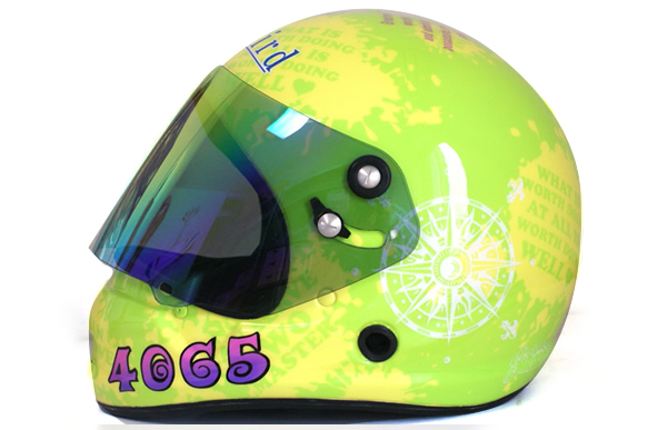 ボートレーサー　金田幸子選手 HELMETS カスタムペイント