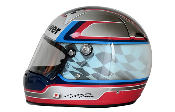 チェッカーフラッグ,（ＢＭＷ　トリコロールカラーデザイン） ヘルメットカスタムペイント