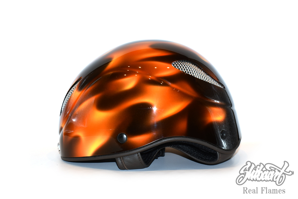ゴVOF HELMET(乗馬用ヘルメット ) リアルフレイムスオレンジイエロー