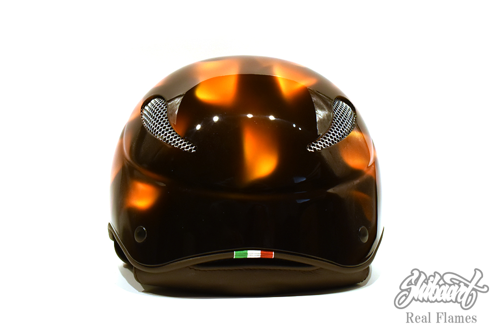 VOF HELMET(乗馬用ヘルメット ) リアルフレイムスオレンジイエロー