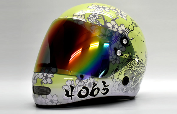 金田幸子選手  HELMETS カスタムペイント