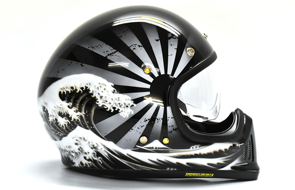 SUNAMI＆日照デザイン  HELMETS カスタムペイント